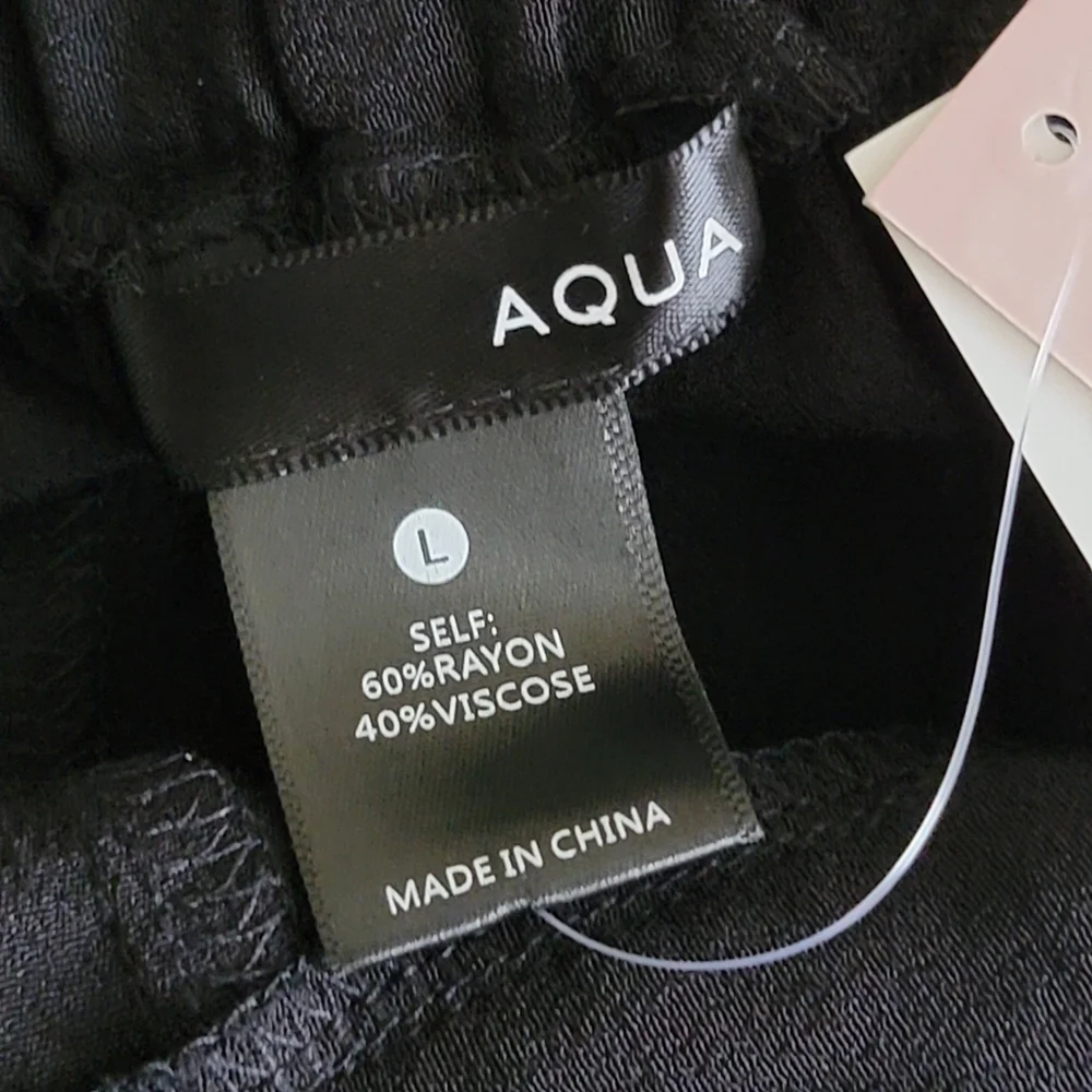 Aqua Paper Bag Joggers - Picture 6 of 11